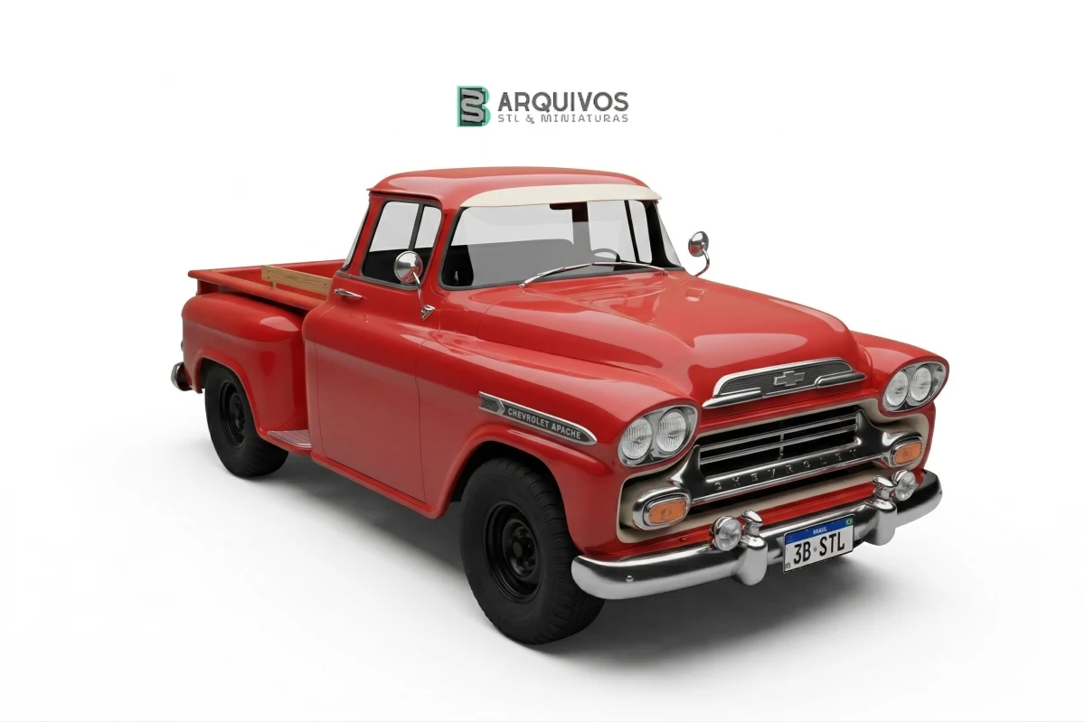 Modelo 3D STL - Chevrolet Apache 1959 — foto 2